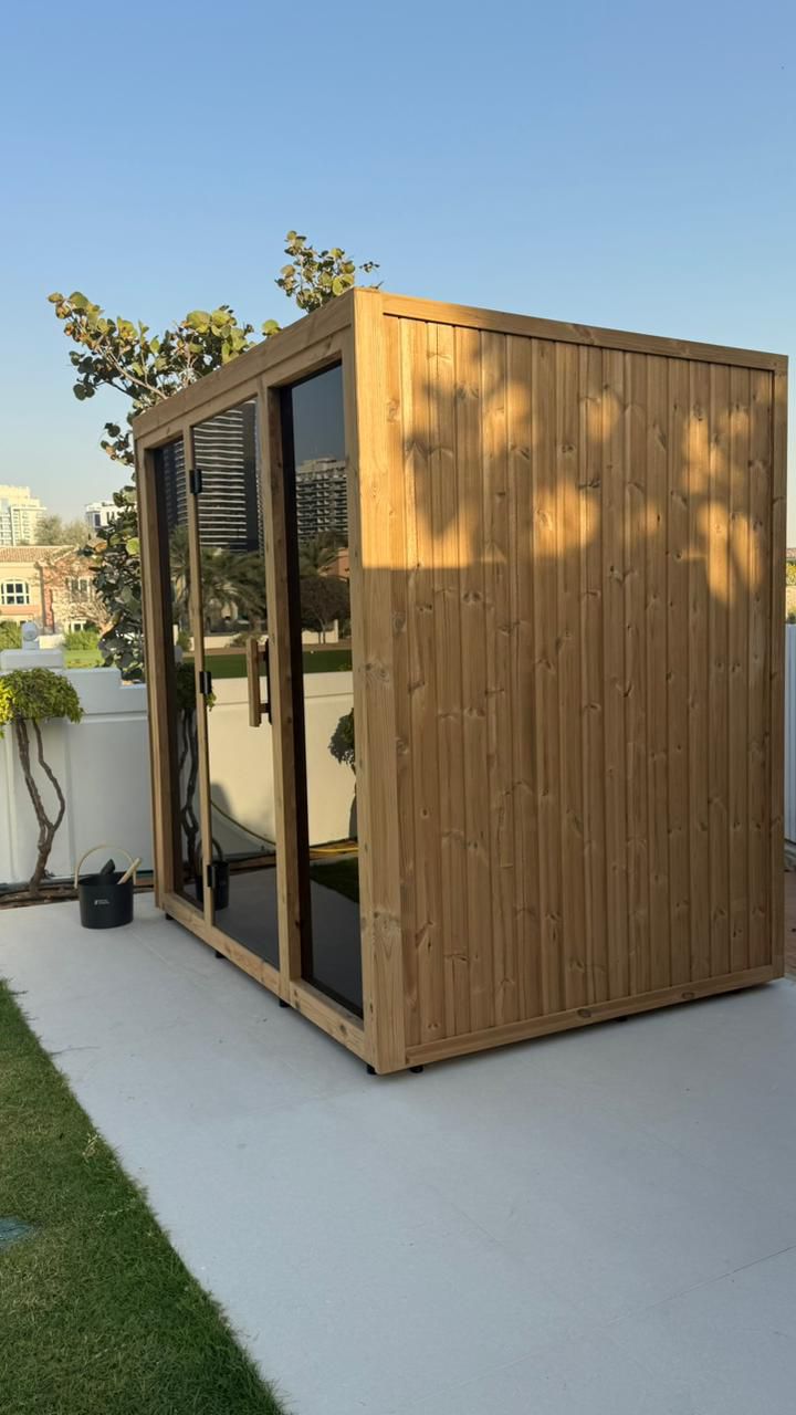 4 Person Traditional Sauna Dubai UAE 200x200x190cm Therma Hack